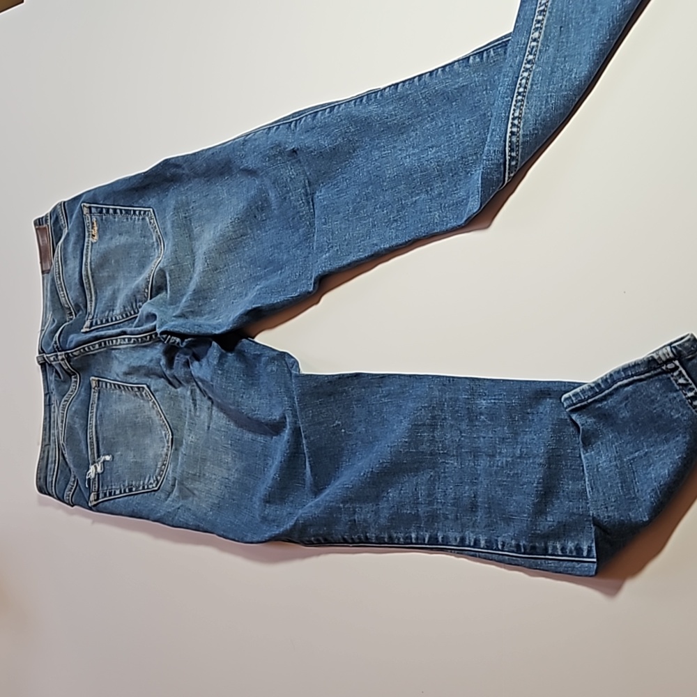 Hollister, high rise super skinny crop, jeans. Size 3R - Picture 10 of 11